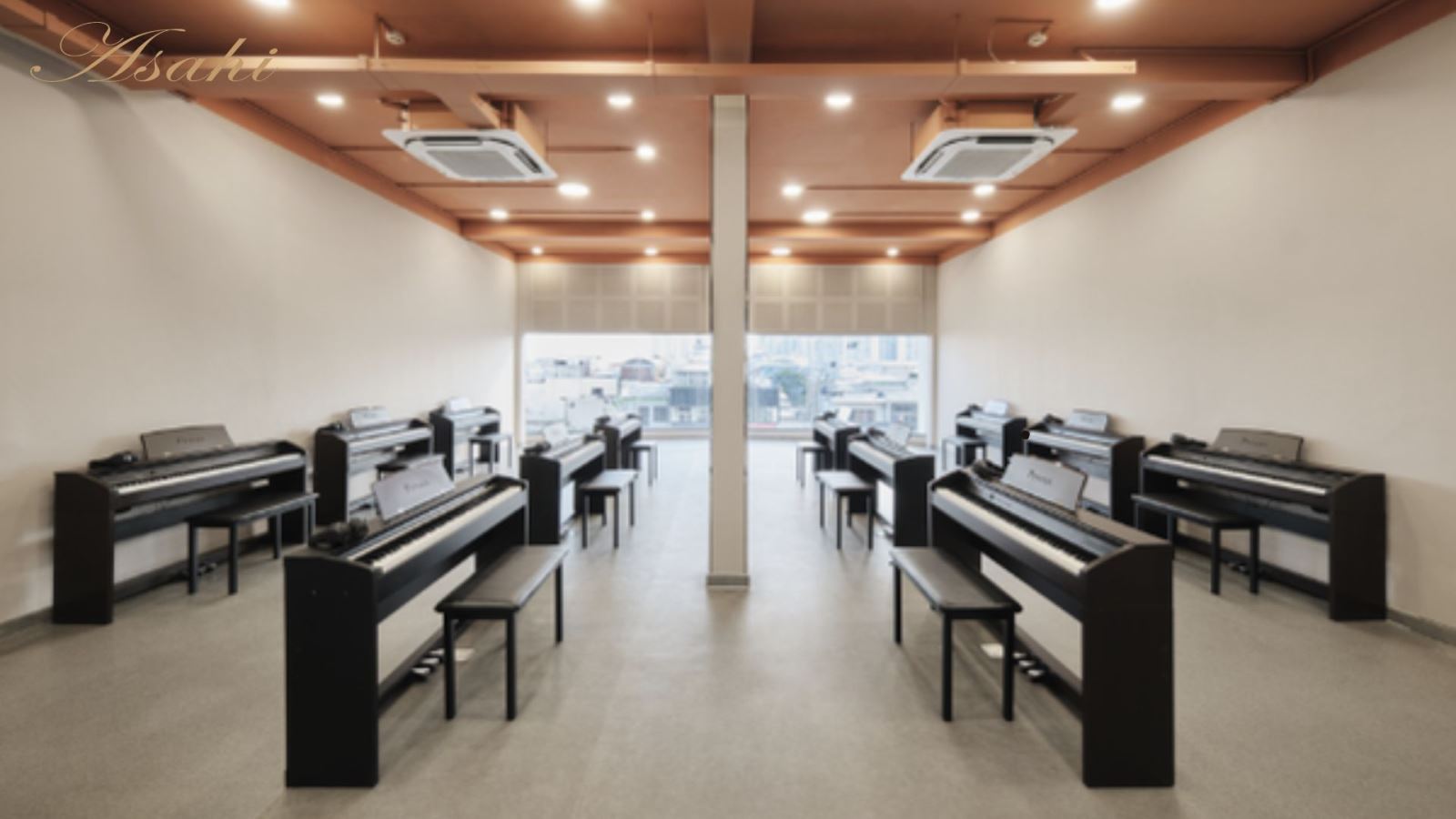 Trung tâm âm nhạc sử dụng piano điện để tối ưu chi phí đầu tư và vận hành