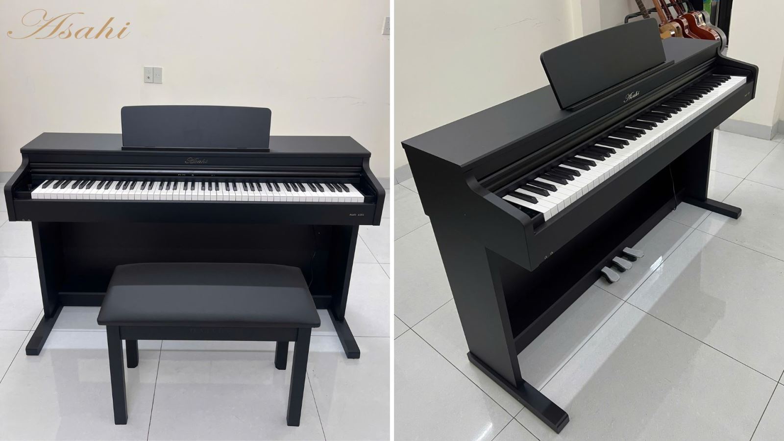 Hệ thống phím nặng Hammer Action trên piano điện cho lực nhấn tự nhiên