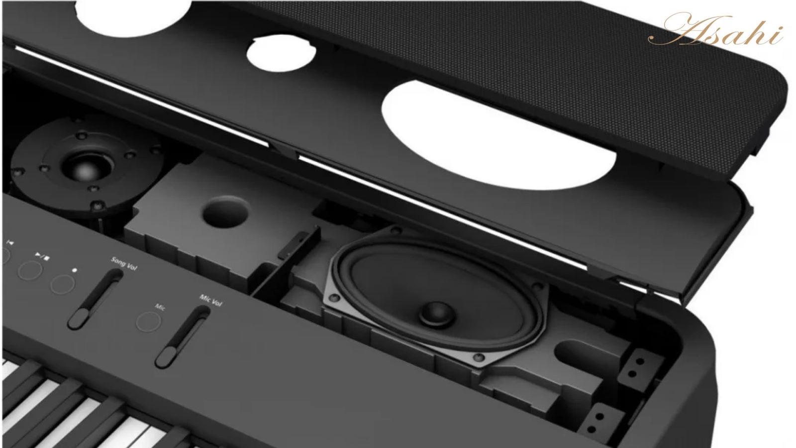 Chi tiết từng loại loa trên piano điện