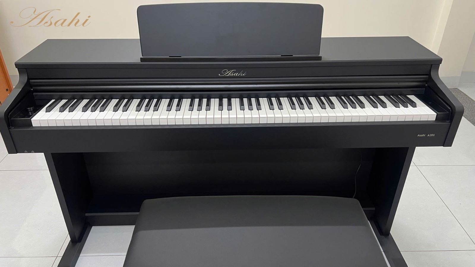 Piano điện Asahi A201 tích hợp công nghệ âm thanh và bàn phím tiên tiến