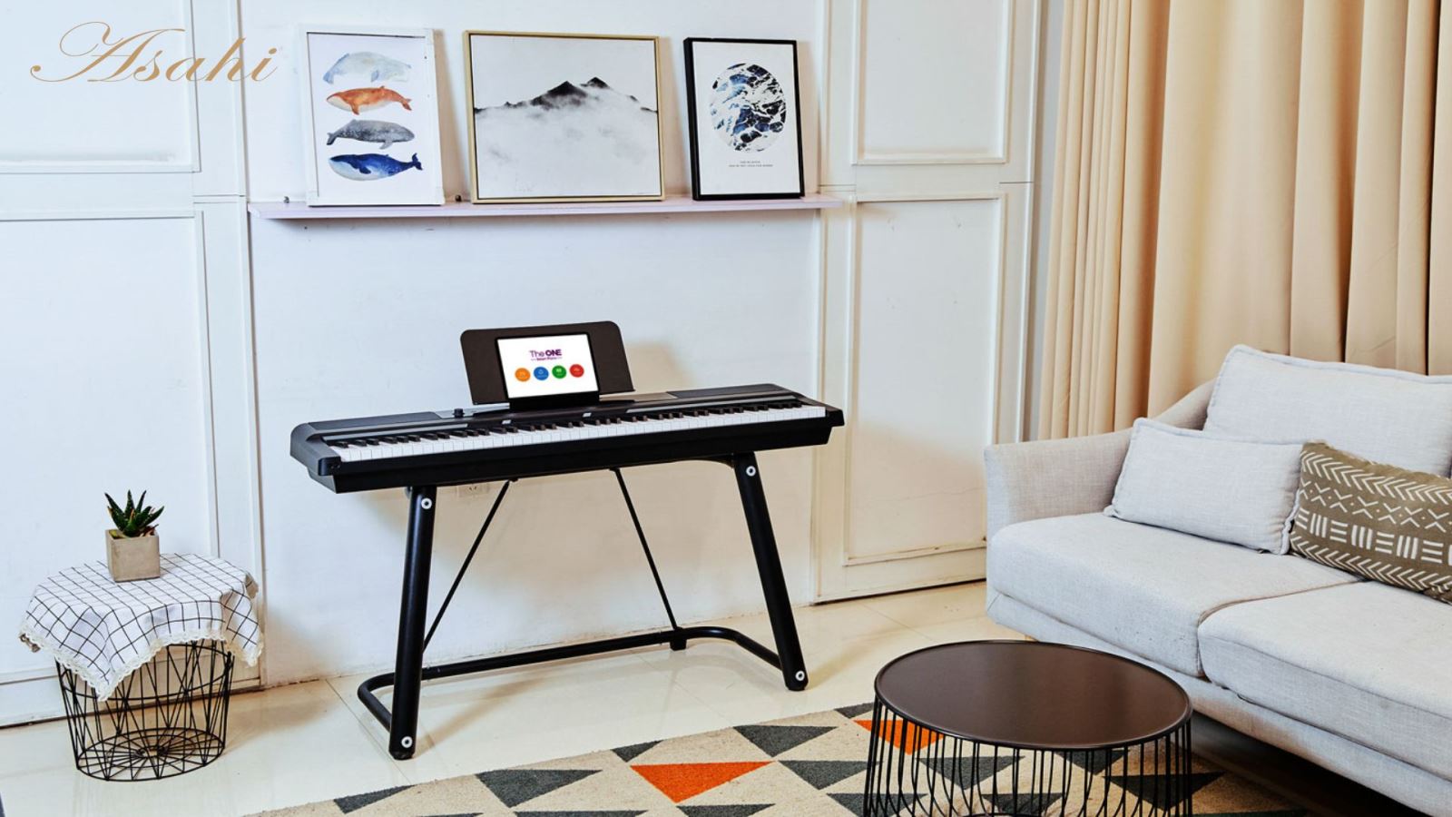 Piano điện thiết kế nhỏ gọn phù hợp không gian nhà ở hiện đại