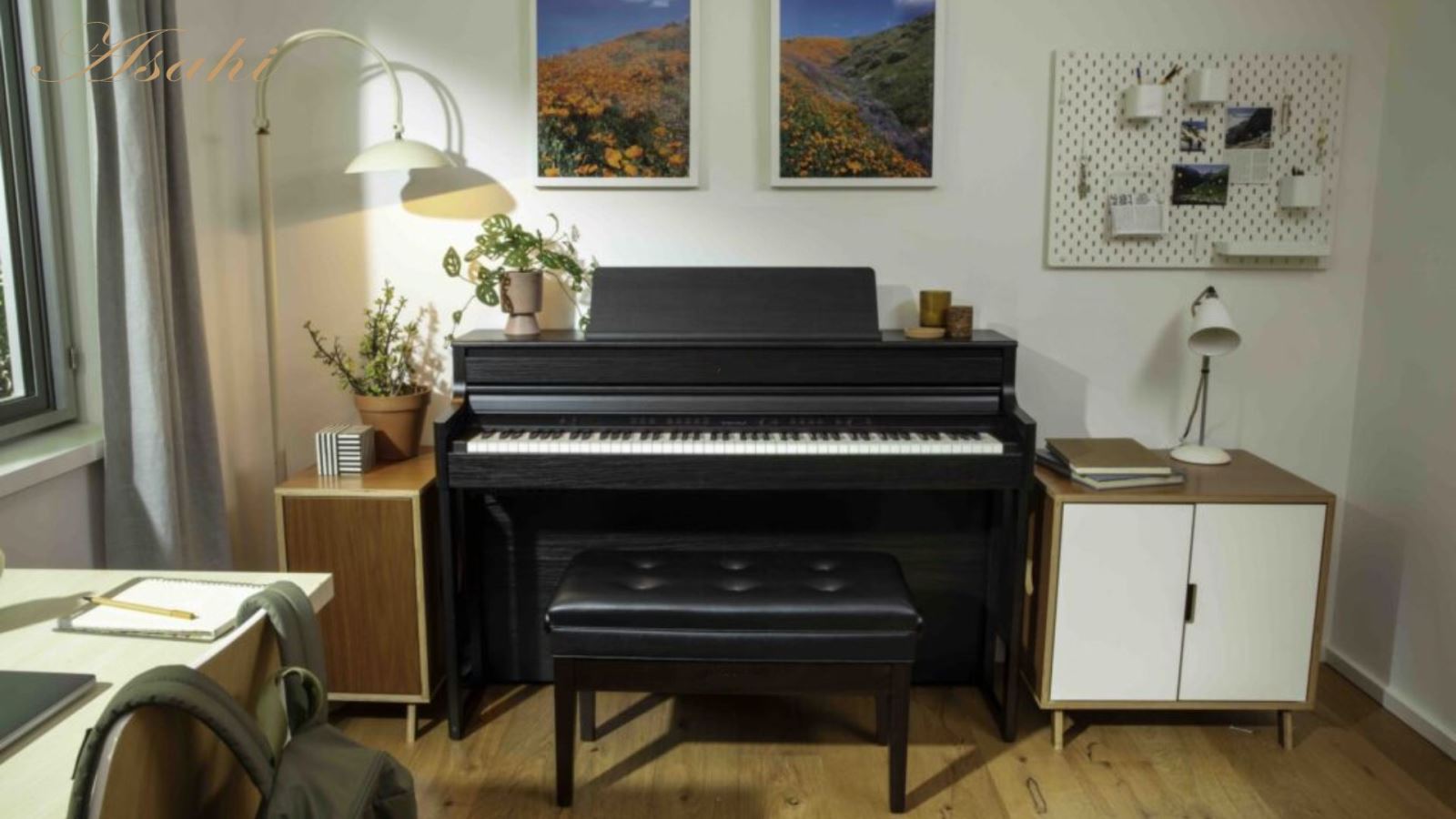 Vị trí đặt piano điện trong phòng khách khô ráo và thoáng mát